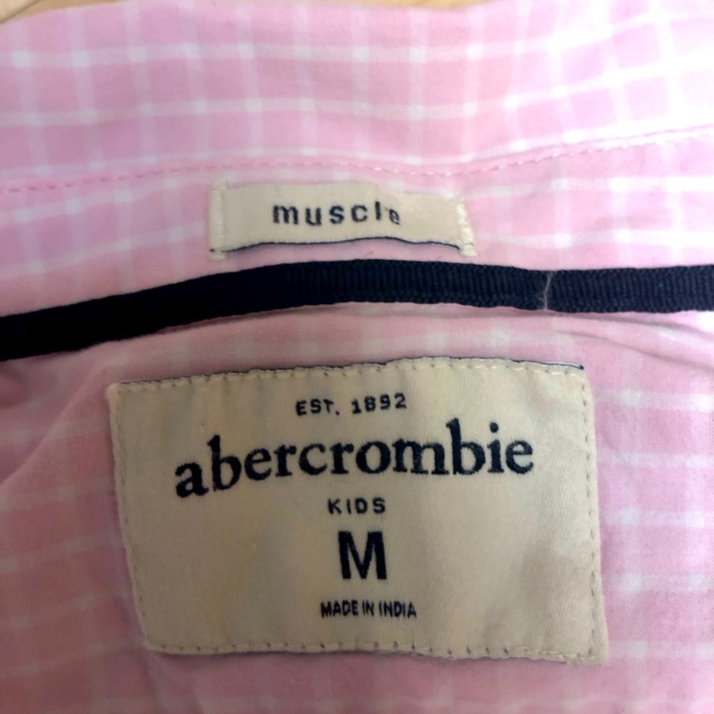 Abercrombie pink button up